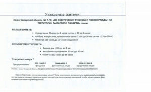 Закон о тишине в нижегородской области 2020