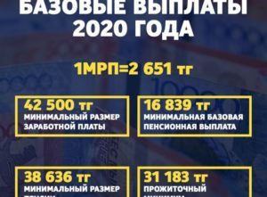 Размер пособие по потере кормильца в 2020 году в казахстане