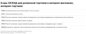 Оквэд для турагентства 2020