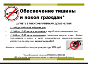 До скольки можно шуметь в квартире краснодар