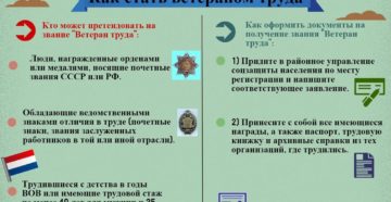 Как оформить ветеранство по стажу курской области 2020