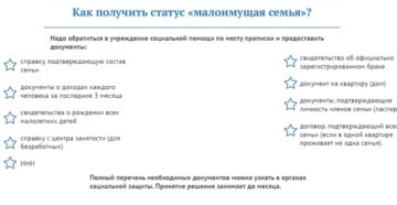 Документы малообеспеченная семья 2020 спб Документы малообеспеченная семья 2020 спб