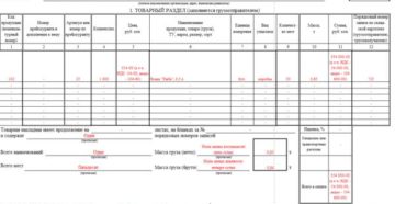 Изменения в заполнении транспортной накладной в 2020 году Изменения в заполнении транспортной накладной в 2020 году